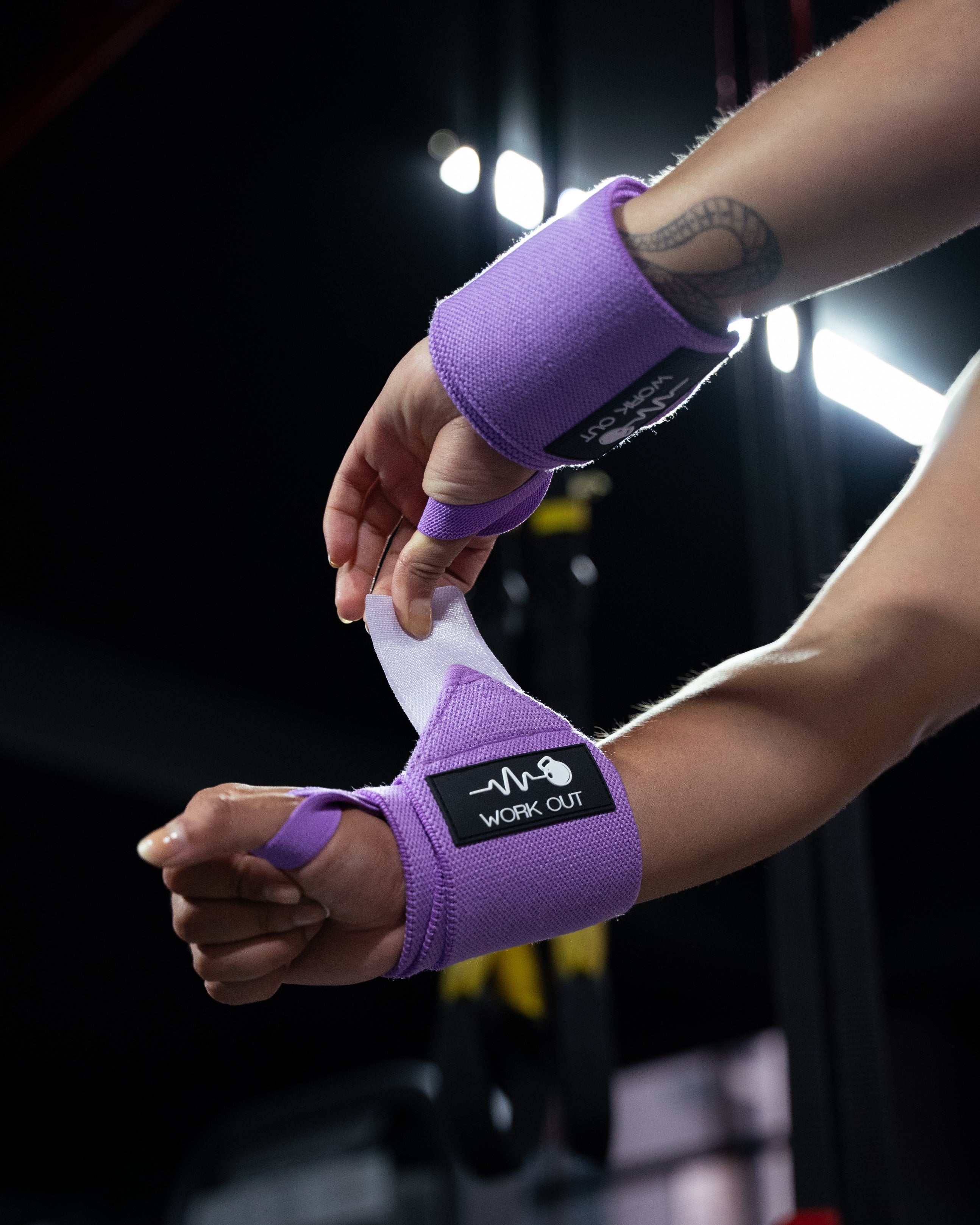 Muñequera de Potencia - Morada