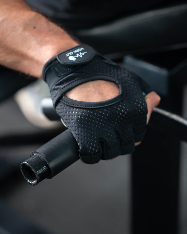 GUANTES PARA GYM W1 - NEGRO
