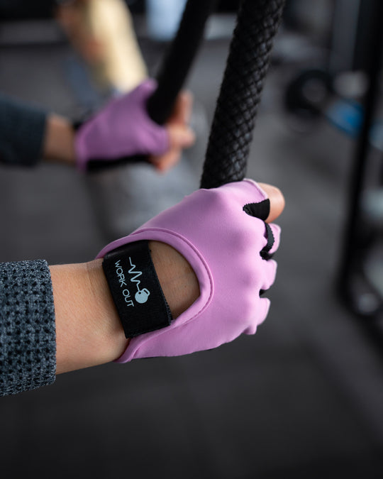 GUANTES PARA GIMNASIO W2 - ROSADO