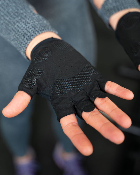 GUANTES PARA GIMNASIO W2 - NEGRO