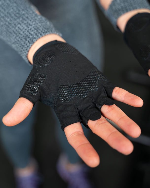 GUANTES PARA GIMNASIO W2 - NEGRO