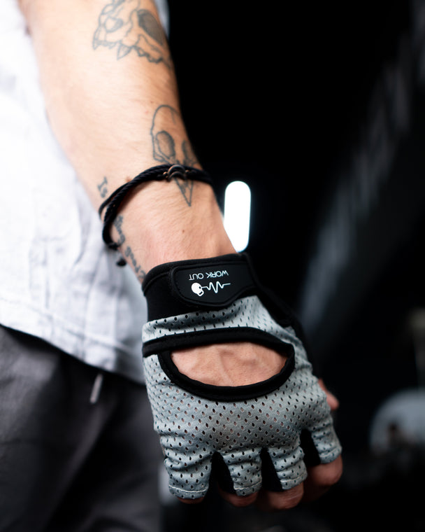 GUANTES PARA GYM W1 - GRIS